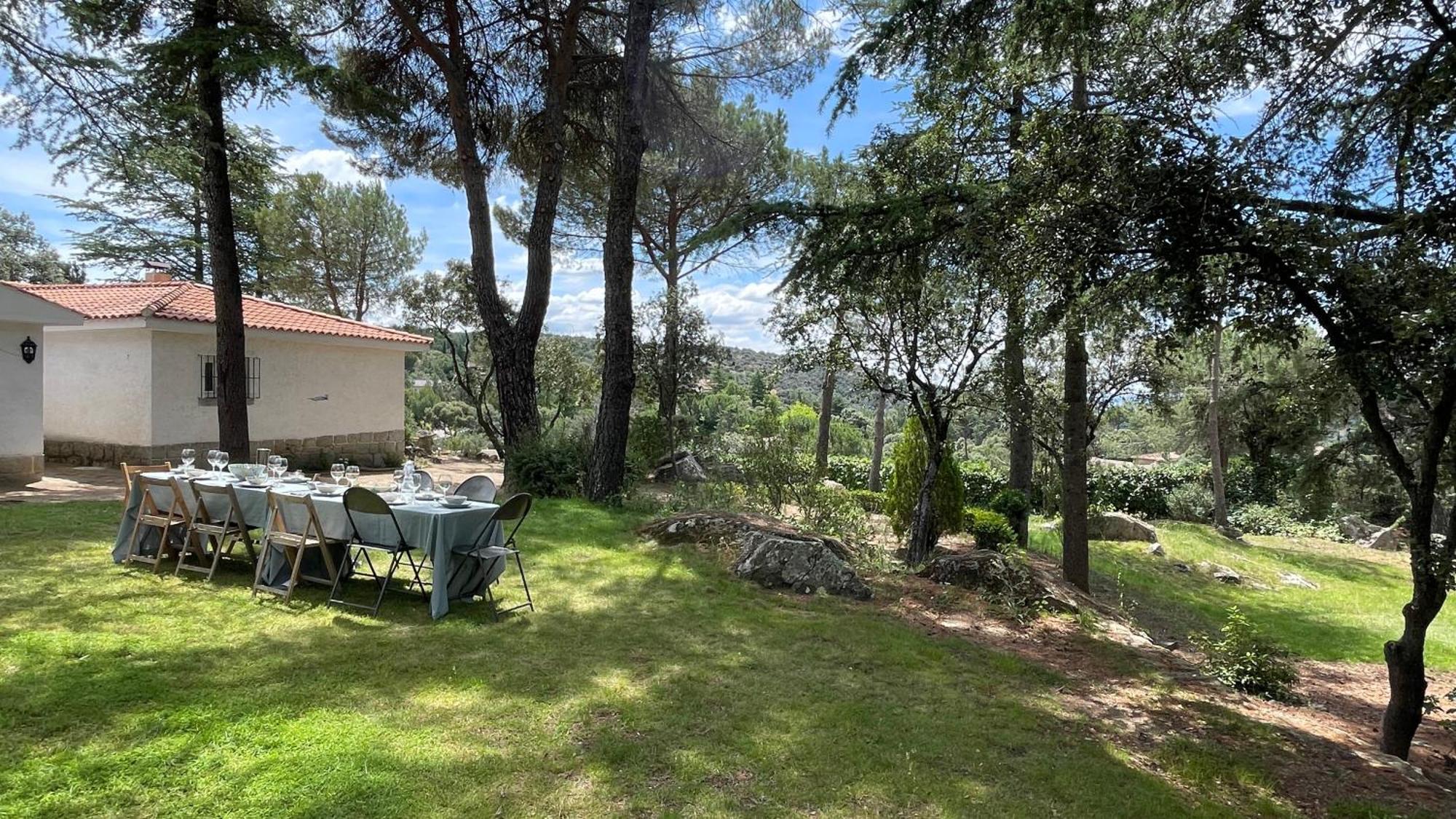 Chalet Con Piscina En Torrelodones Exterior foto